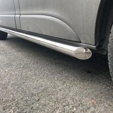 Vw Caddy 2004 On Stainless Steel Side Bars - Angular Type - Short Wheel Base - 60mm